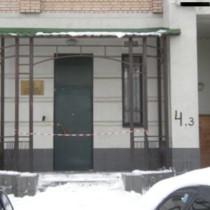 Вид входной группы снаружи Жилое здание «Пулковская ул., 4, кор. 3»